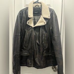 DKNY LEATHER JACKET